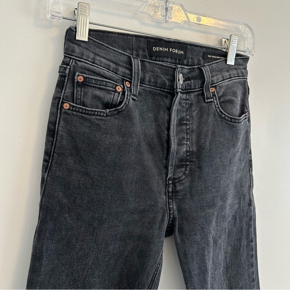 DENIM FORUM Yoko High Rise Slim Size 24x26 - Picture 4 of 13